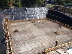 Fondations d'un chantier Orion Construction